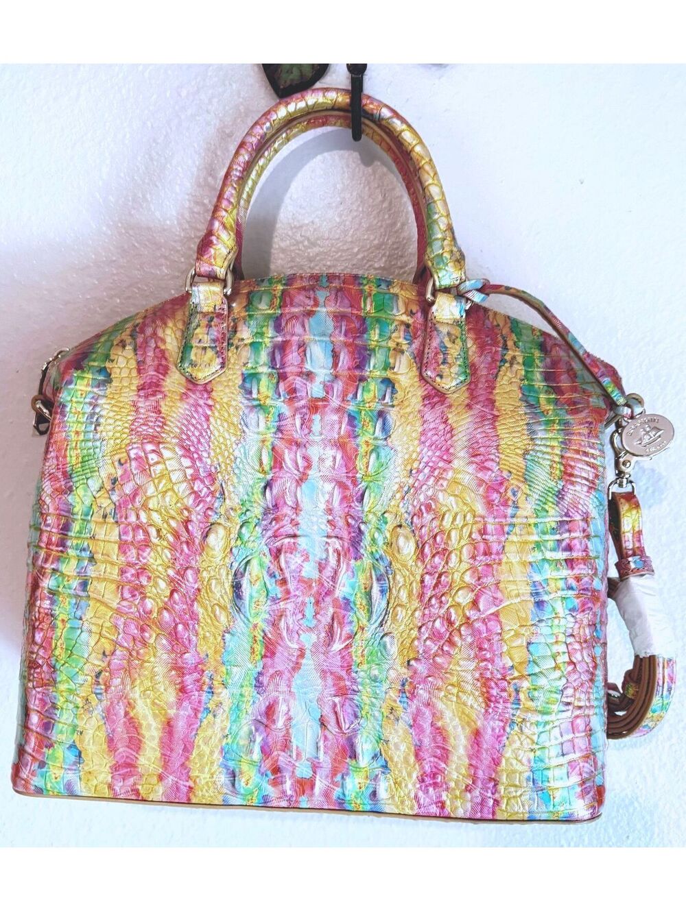 Brahmin Large Duxbury Satchel Saltwater Taffy Melbourne